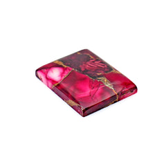 Kingman Red Dahlia Mohave Turquoise Cabochons | Freeform Gemstones for Jewelry