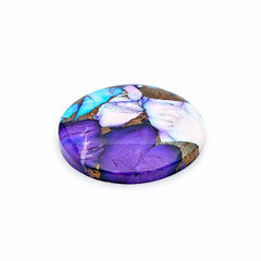 Natural Kingman Purple Dahlia Turquoise Gem | Freeform Smooth Cabochons for Jewelry