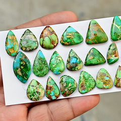 Sonoran Gold Mountain Turquoise Cabochon Loose Gemstones for Jewelry Making