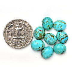 Kingman Turquoise Oval Smooth Cabochons