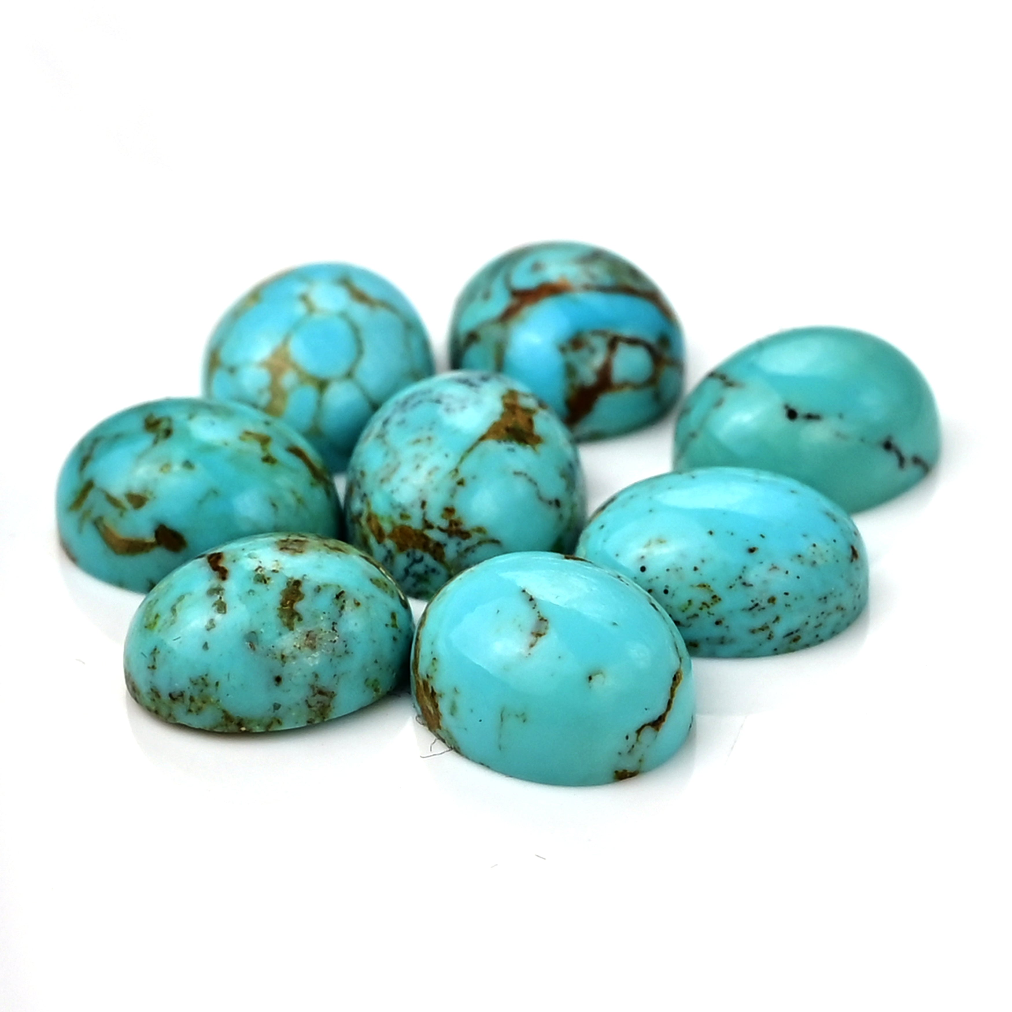 Kingman Turquoise Oval Smooth Cabochons