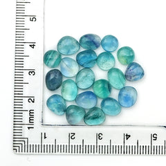 Natural Fluorite Smooth Cabochon Gemstones | Freeform Cabochon for Jewelry Making - 20 Pieces