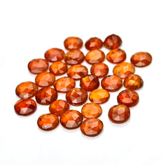 Natural Orange Kyanite Gems | Faceted Freeform Cabochons for Artisan Jewelry - 30 Pieces