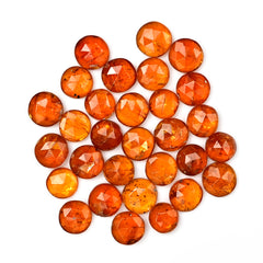 Natural Orange Kyanite Gems | Faceted Freeform Cabochons for Artisan Jewelry - 30 Pieces