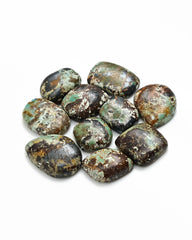 Nevada Turquoise Freeform Cabochons | Natural Southwest Gemstones for Jewelry - 10 Pieces