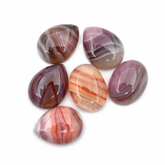 Natural Smooth Botswana Agate Cabochons