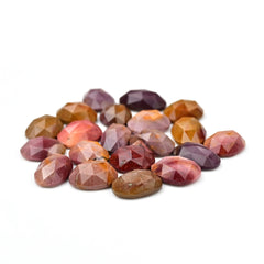 Mookaite Rosecut Freeform Cabochons | Natural Jasper Gemstones for Jewelry Making - 20 Pieces