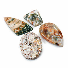 Ocean Jasper Cabochons Freeform | Natural Gemstones for Jewelry Making - 4