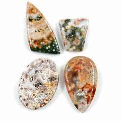 Ocean Jasper Cabochons Freeform | Natural Gemstones for Jewelry Making - 4