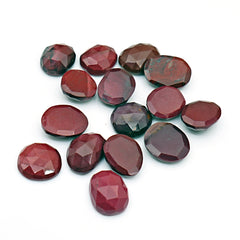 Mookaite Rosecut Freeform Cabochons | Natural Jasper Gemstones for Jewelry Making - 15 Pieces