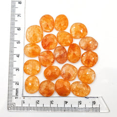 Golden Glow Yellow Aventurine Cabochons | Freeform Radiance Gems For Jewelry Making - 20 Piece