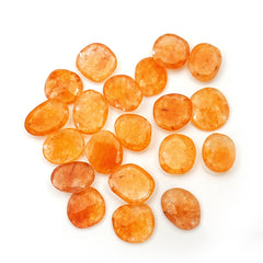 Golden Glow Yellow Aventurine Cabochons | Freeform Radiance Gems For Jewelry Making - 20 Piece