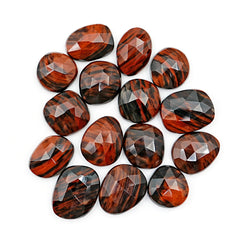 Mahogany Obsidian Rosecut Freeform Gemstone | Faceted Crystal for Jewelry Making