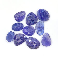 Tanzanite Rose Cut Freeform Gems | Lush Violet-Blue Brilliance Gemstones