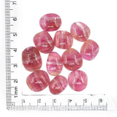 Rare Cobalto Calcite Smooth Cabochons | Pink Gemstones for Jewelry Making - 11 pieces