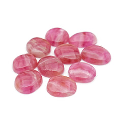 Rare Cobalto Calcite Smooth Cabochons | Pink Gemstones for Jewelry Making - 10 pieces