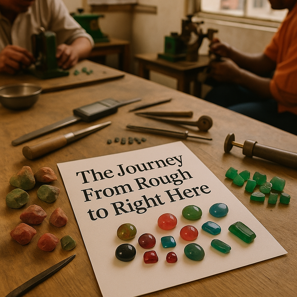 The Journey From Rough to Right Here -the process behind stones that end up feeling like part of you.