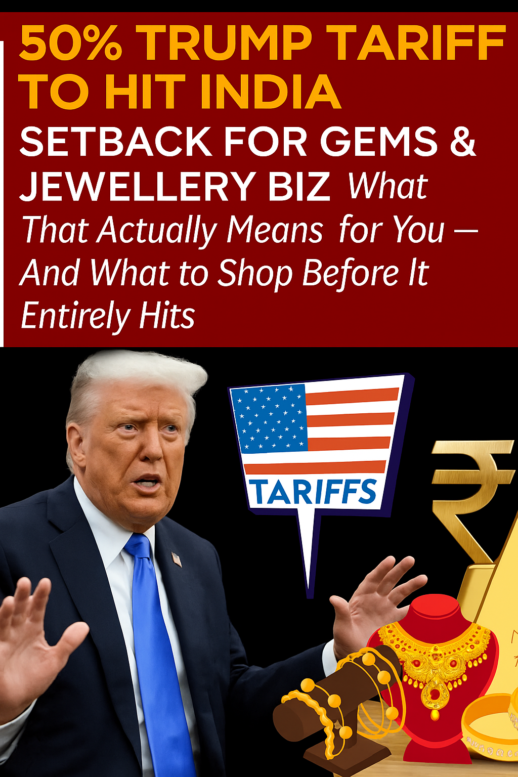 50% Tariff on Gemstones? What That Actually Means for You — And What to Shop Before It Entirely Hits