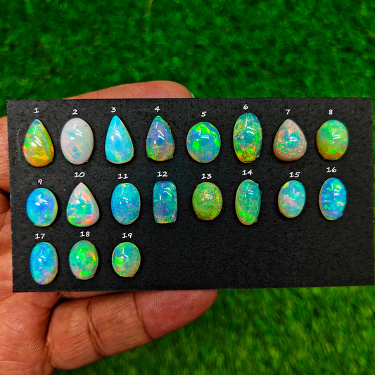 Natural Ethiopian welo opal Mix Shape 7mm-12mm AA Grade Loose Gemstone - single Piece Available