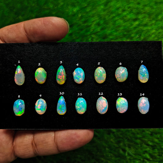 Natural Ethiopian welo opal Mix Shape 7mm-12mm AA Grade Loose Gemstone - single Piece Available