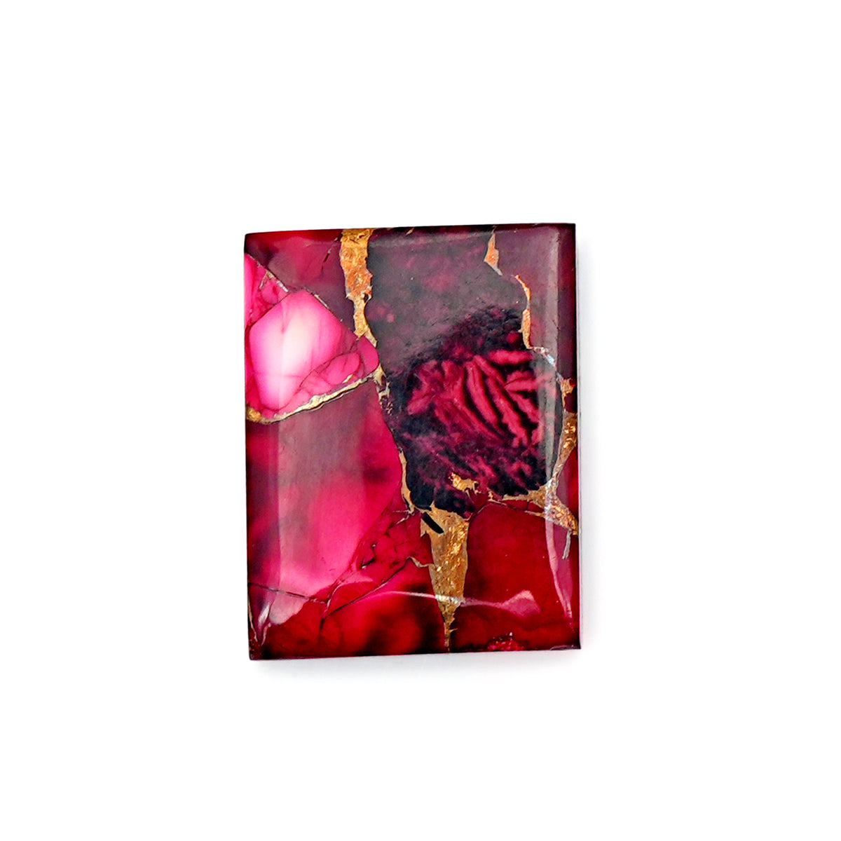 Kingman Red Dahlia Mohave Turquoise Cabochons | Freeform  Gemstones for Jewelry