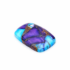 Natural Kingman Purple Dahlia Turquoise Gem | Freeform Smooth Cabochon for Jewelry