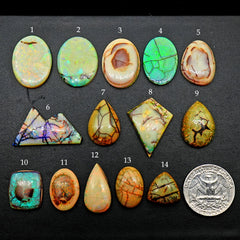 Stunning Monarch Opal Cabochon Loose Gemstone For Ring Jewelry Making, Sterling Opal Cabochon Mix Shapes, Opal for Pendant
