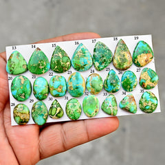 Sonoran Gold Mountain Turquoise Cabochon Loose Gemstones for Jewelry Making