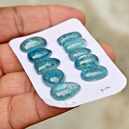 16mm-19mm Aquamarin Cabochons Mix Form zur Schmuckherstellung AA Grade Lose Edelstein - Einzelstück