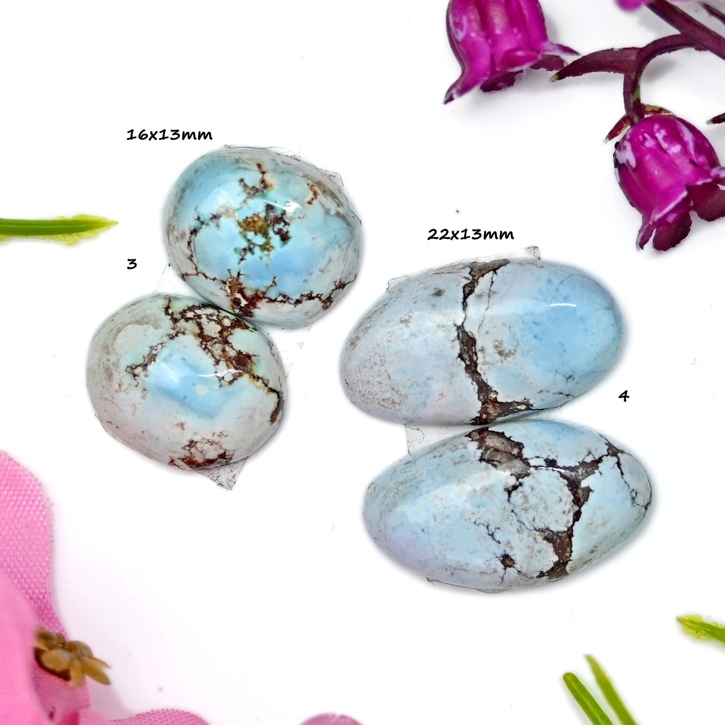 Golden Hills Lavender Turquoise Cabochons For Jewelry Making Mix Shape AA Grade Loose Gemstone - single Piece