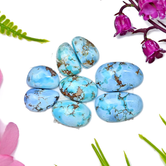 Golden Hills Lavender Turquoise Cabochons For Jewelry Making Mix Shape AA Grade Loose Gemstone - single Piece