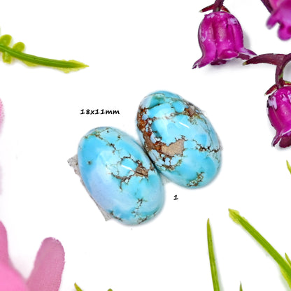 Golden Hills Lavender Turquoise Cabochons For Jewelry Making Mix Shape AA Grade Loose Gemstone - single Piece