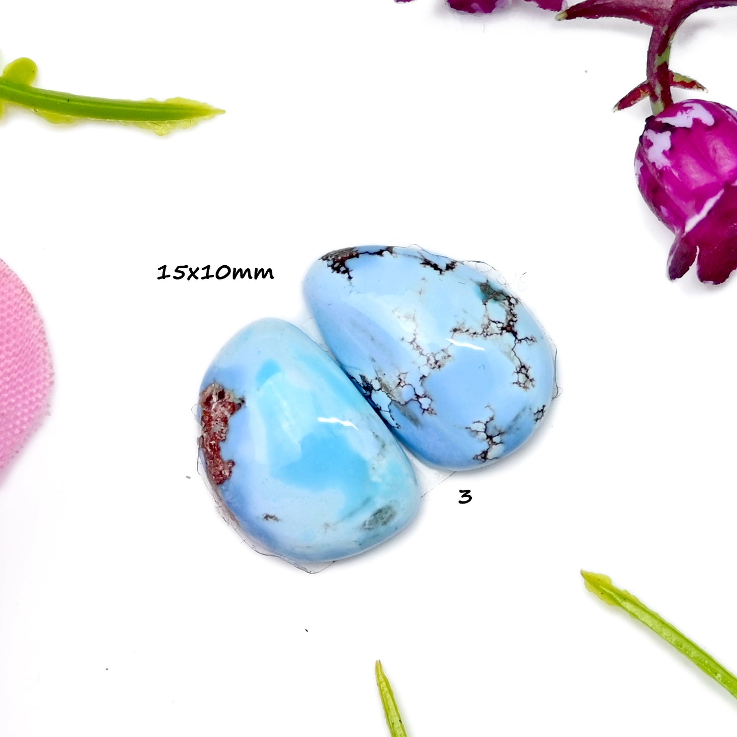 Golden Hills Lavender Turquoise Cabochons For Jewelry Making Mix Shape AA Grade Loose Gemstone - single Piece