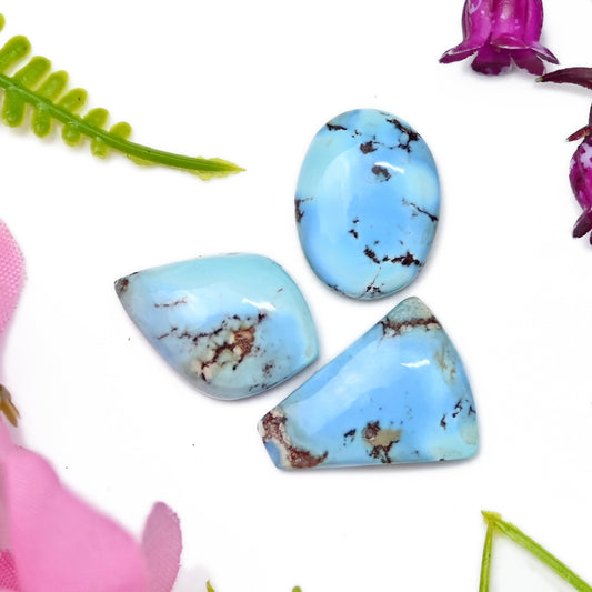 Golden Hills Lavender Turquoise Cabochons For Jewelry Making Mix Shape AA Grade Loose Gemstone - single Piece