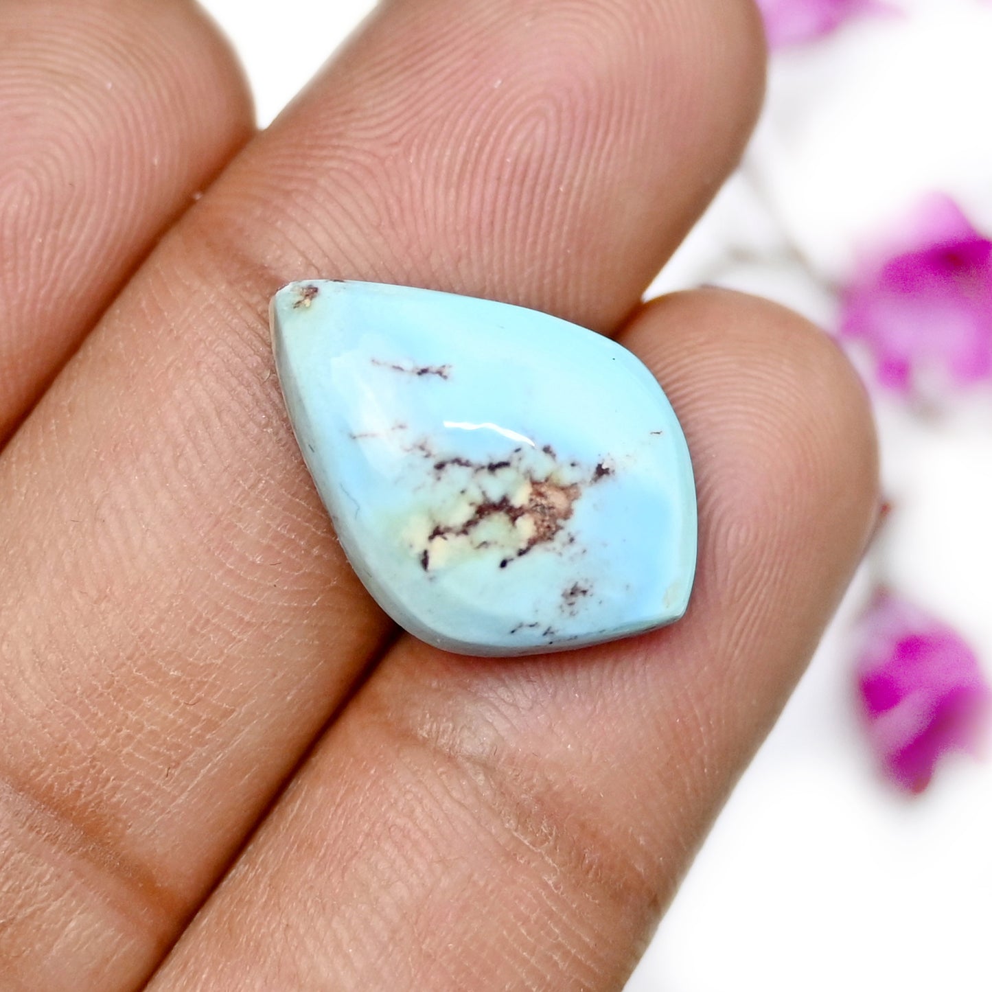 Golden Hills Lavender Turquoise Cabochons For Jewelry Making Mix Shape AA Grade Loose Gemstone - single Piece