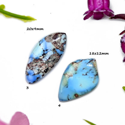 Golden Hills Lavender Turquoise Cabochons For Jewelry Making Mix Shape AA Grade Loose Gemstone - single Piece