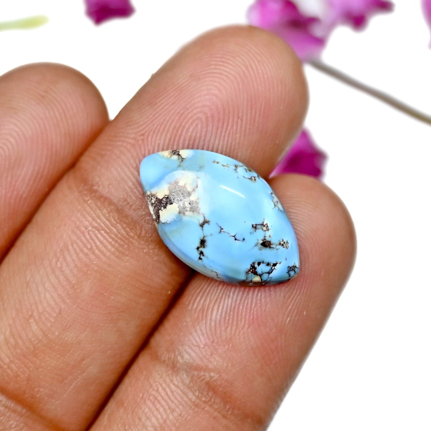 Golden Hills Lavender Turquoise Cabochons For Jewelry Making Mix Shape AA Grade Loose Gemstone - single Piece