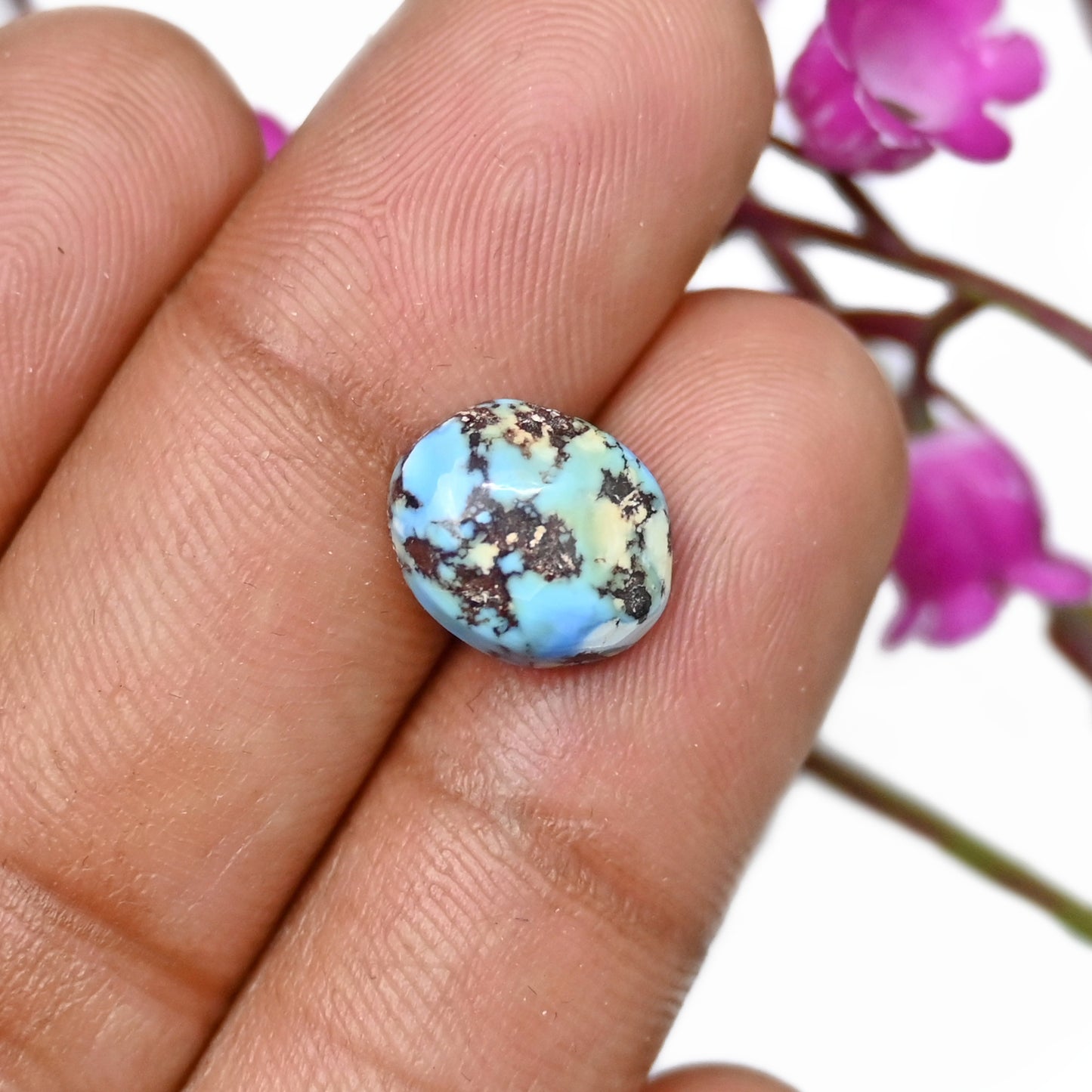 Golden Hills Lavender Turquoise Cabochons For Jewelry Making Mix Shape AA Grade Loose Gemstone - single Piece