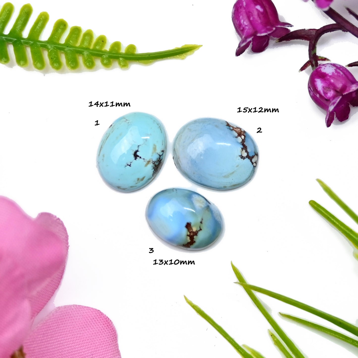 Golden Hills Lavender Turquoise Cabochons For Jewelry Making Mix Shape AA Grade Loose Gemstone - single Piece