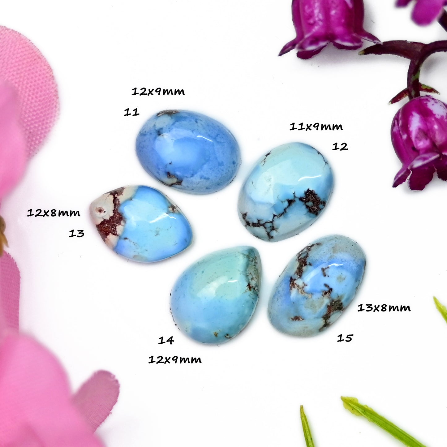 Golden Hills Lavender Turquoise Cabochons For Jewelry Making Mix Shape AA Grade Loose Gemstone - single Piece