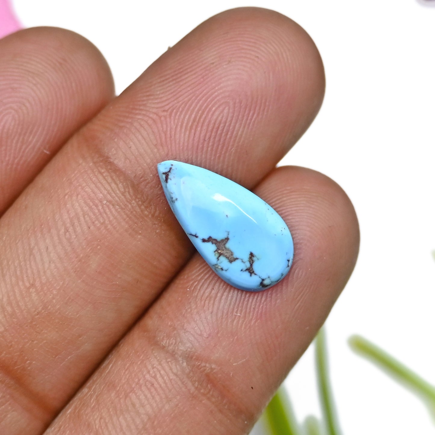 Golden Hills Lavender Turquoise Cabochons For Jewelry Making Mix Shape AA Grade Loose Gemstone - single Piece