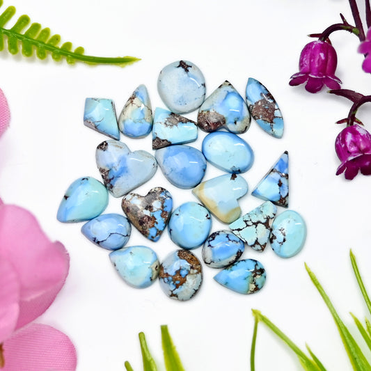 Golden Hills Lavender Turquoise Cabochons For Jewelry Making Mix Shape AA Grade Loose Gemstone - single Piece