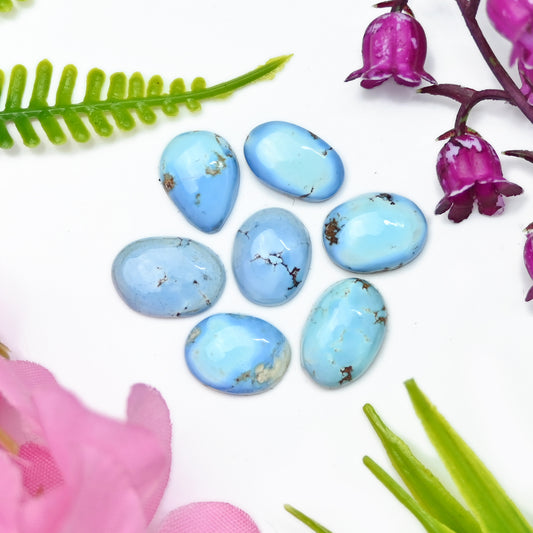 Golden Hills Lavender Turquoise Cabochons For Jewelry Making Mix Shape AA Grade Loose Gemstone - single Piece