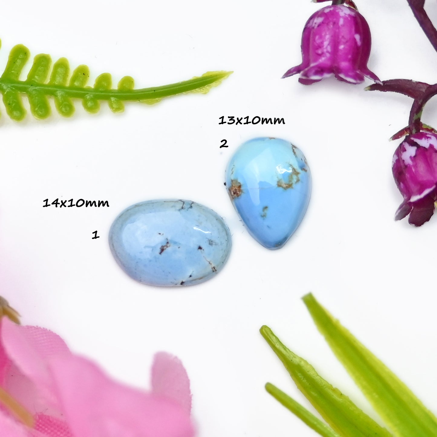 Golden Hills Lavender Turquoise Cabochons For Jewelry Making Mix Shape AA Grade Loose Gemstone - single Piece