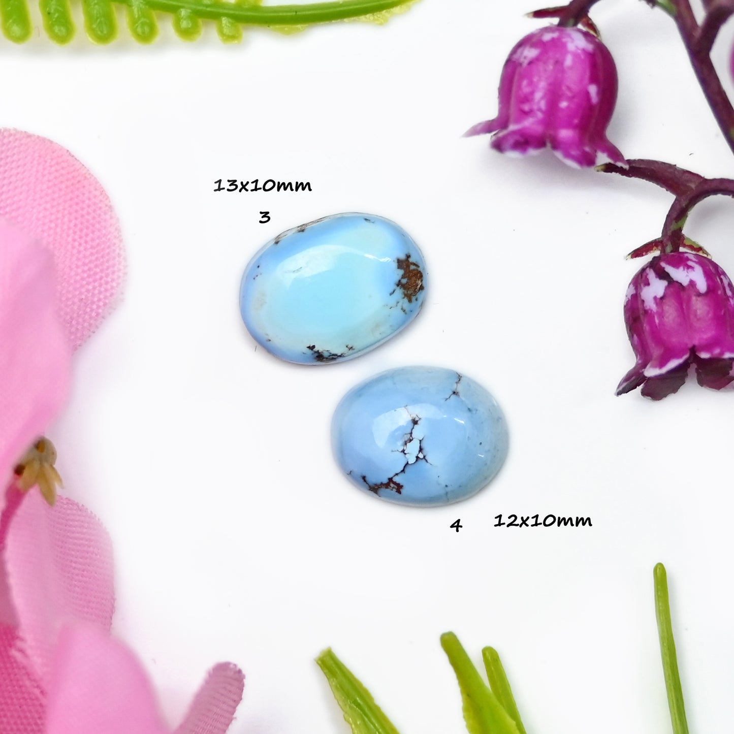 Golden Hills Lavender Turquoise Cabochons For Jewelry Making Mix Shape AA Grade Loose Gemstone - single Piece