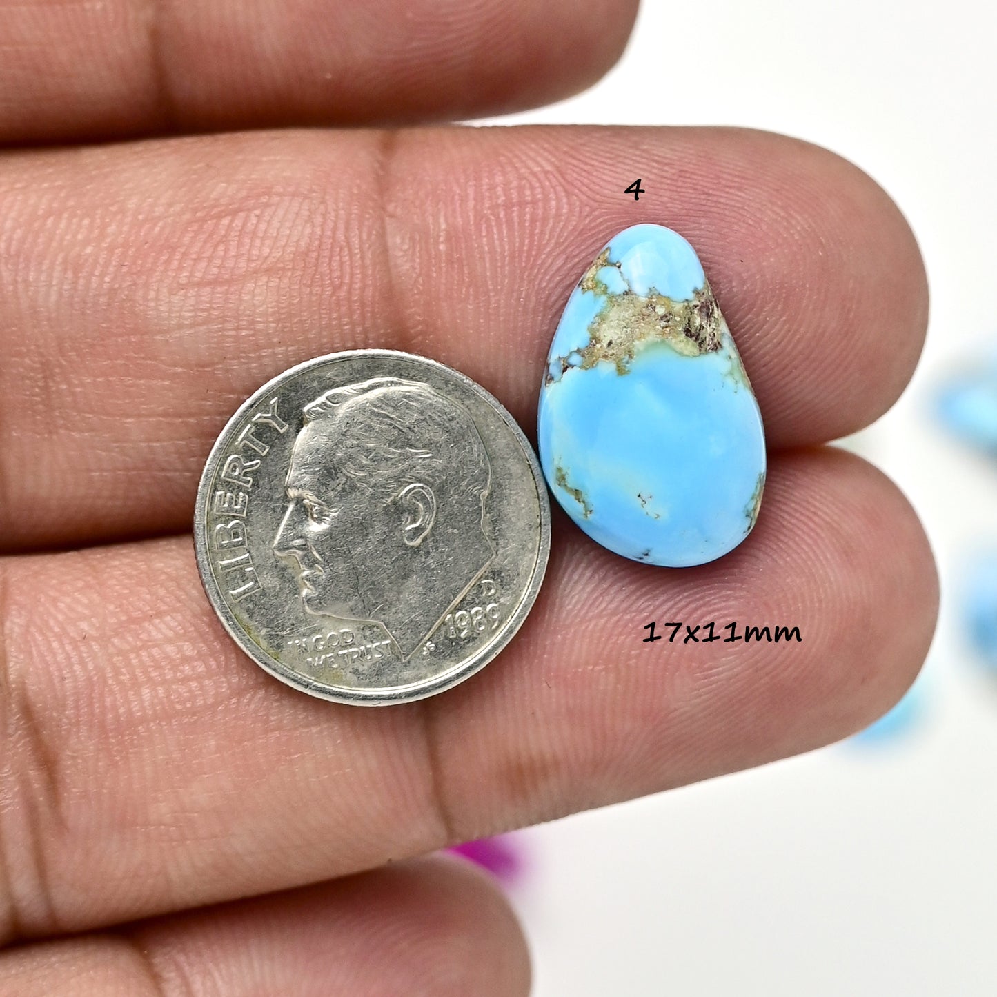 Golden Hills Turquoise Cabochons For Jewelry Making Freeform Shape AA Grade Loose Gemstone - single Piece