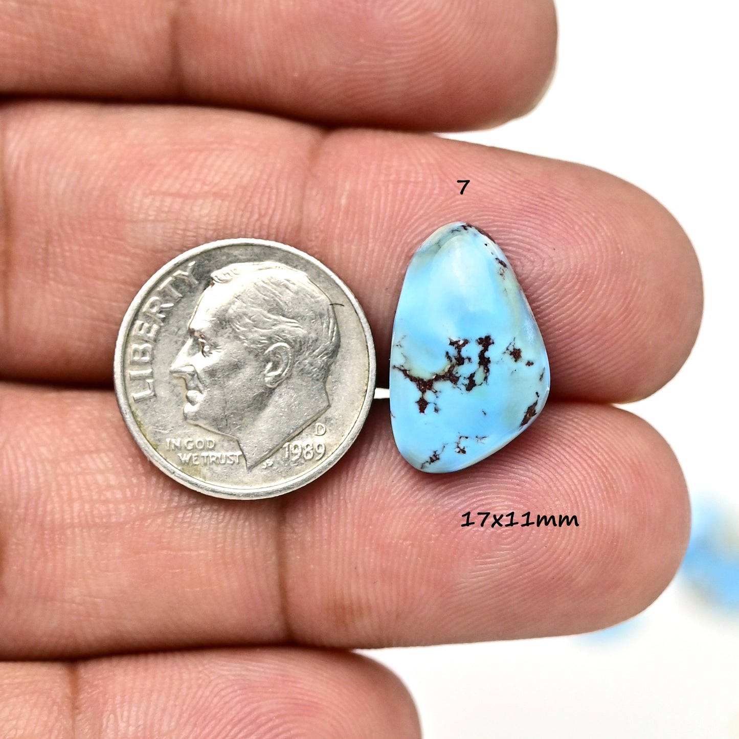 Golden Hills Turquoise Cabochons For Jewelry Making Freeform Shape AA Grade Loose Gemstone - single Piece