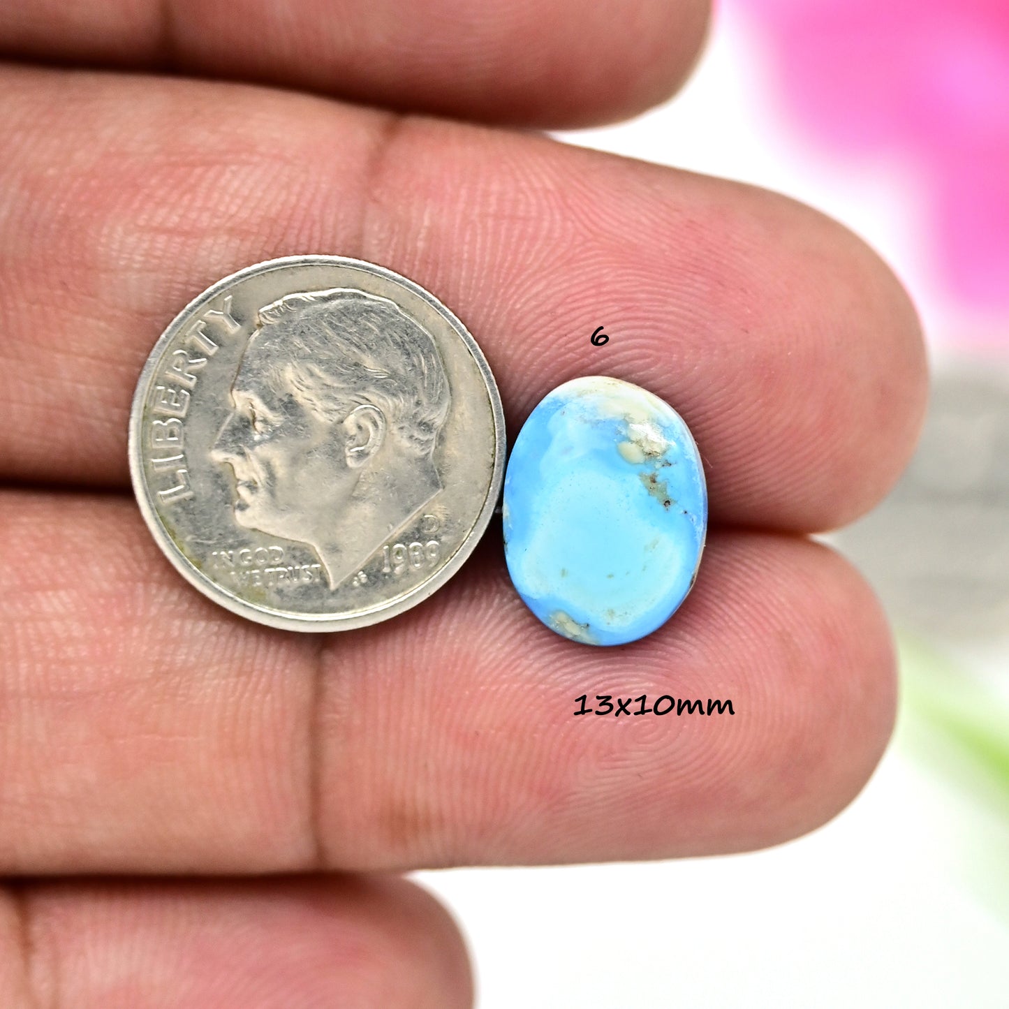 Golden Hills Turquoise Cabochons For Jewelry Making Freeform Shape AA Grade Loose Gemstone - single Piece