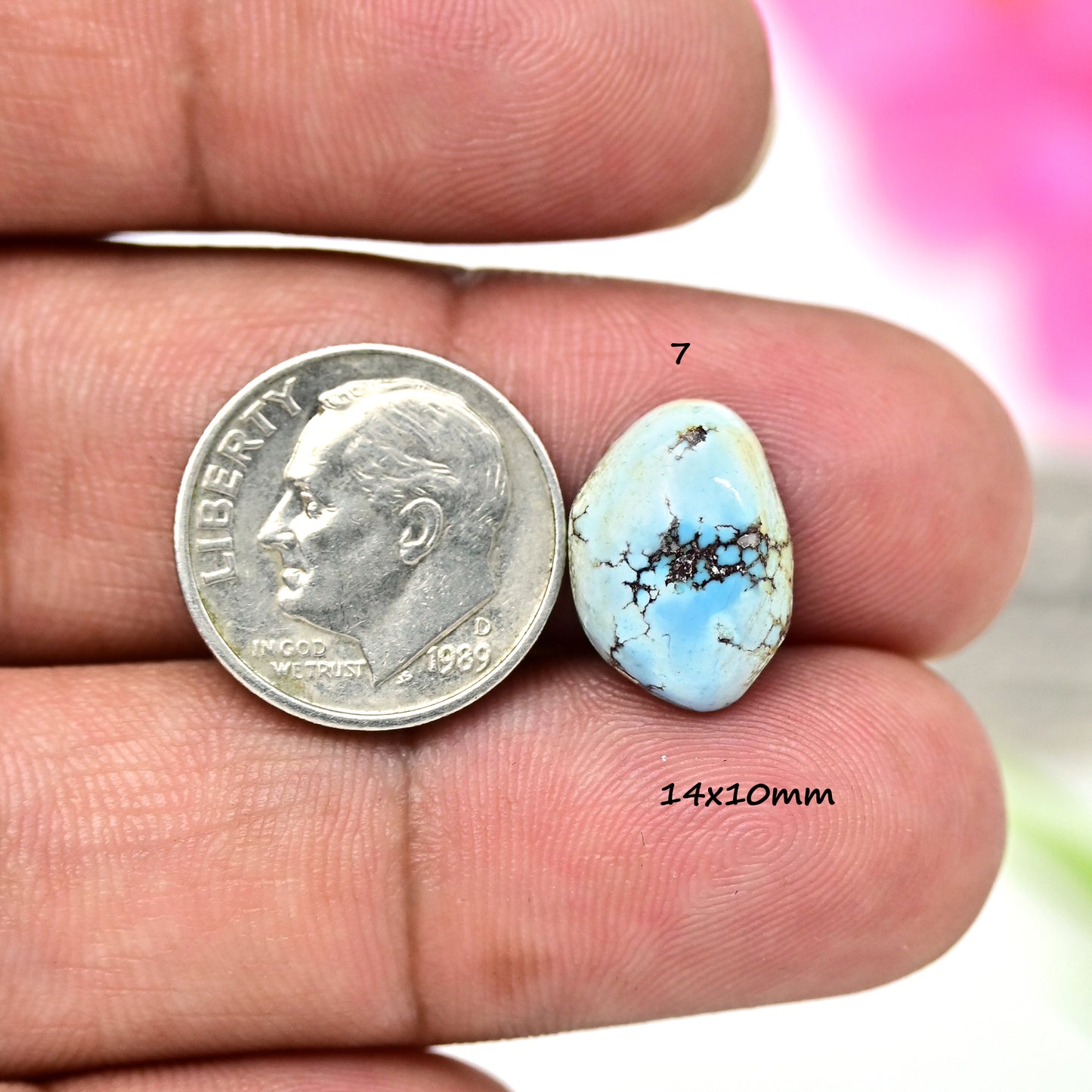 Golden Hills Turquoise Cabochons For Jewelry Making Freeform Shape AA Grade Loose Gemstone - single Piece