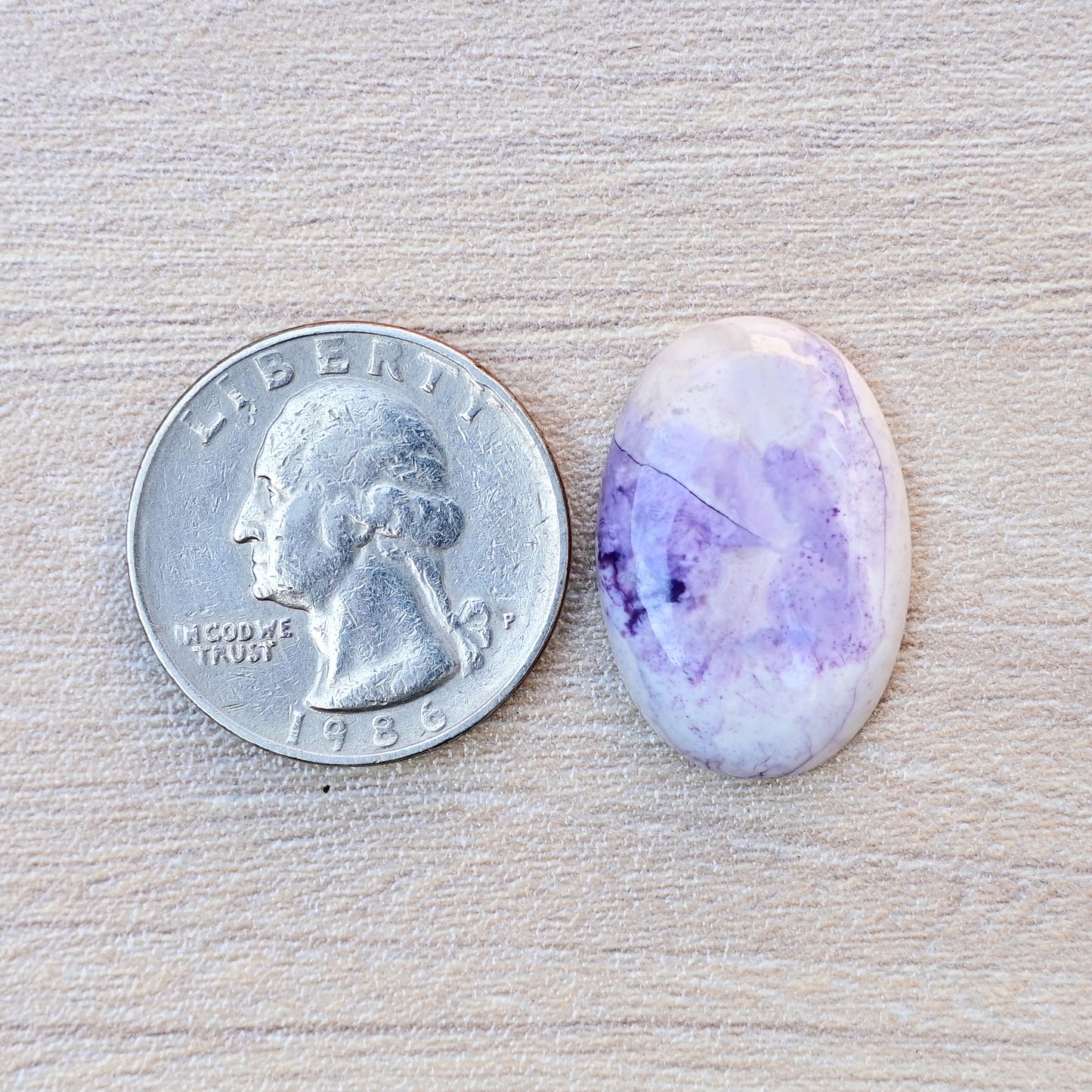 20cts Tiffany Gemstone Oval Shape Cabochon 25x17mm  AAA Grade Loose Gemstone Single  Piece For Jewelry Making